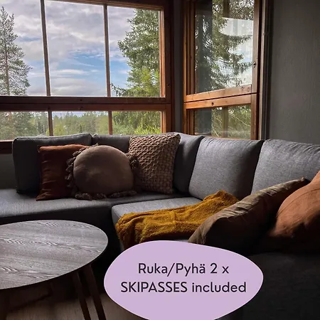 Apartament Rinnekoengaes - Ruka-pyhae 2x Skipass Included - Free Skibuss Doorstep - Renovated *