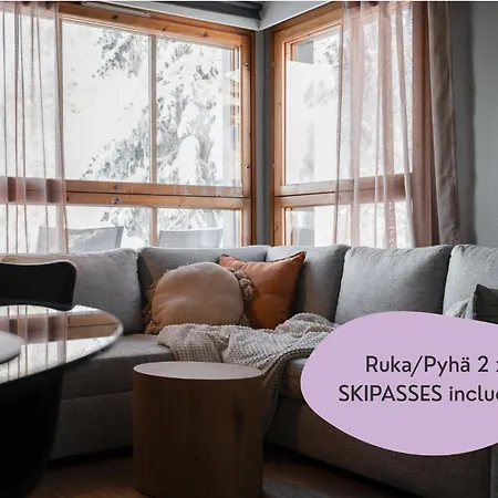 Rinnekoengaes - Ruka-pyhae 2x Skipass Included - Free Skibuss Doorstep - Renovated